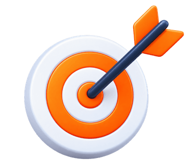 Drive measurable growth target bullseye with arrow