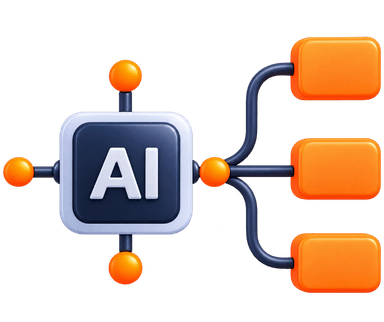 AI agent built around real custom business workflows and branching logic