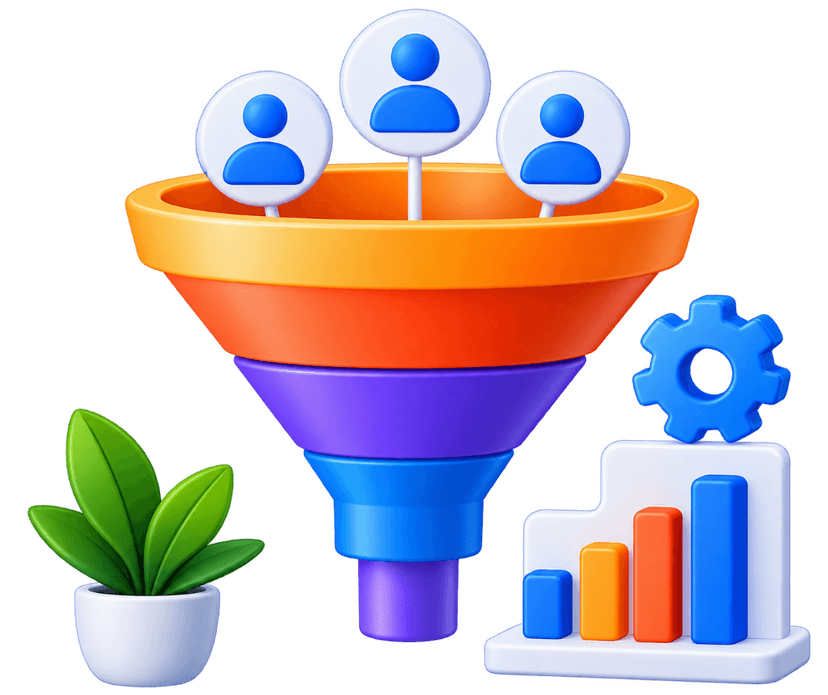 Sales funnel optimization and customer journey mapping with conversion analytics