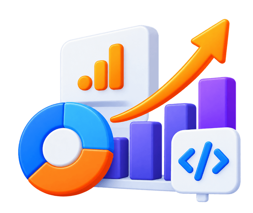 Conversion tracking setup with pixels, Google Tag Manager and GA4 analytics