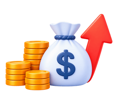 High staffing costs 3D illustration with heavy operational expenses and overhead meter