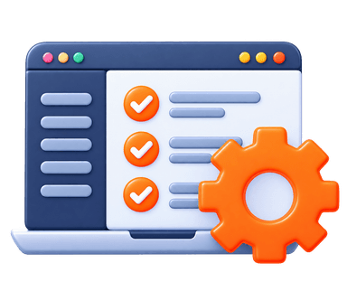Multi-channel support 3D illustration with connected phone, email, chat, and CRM channels
