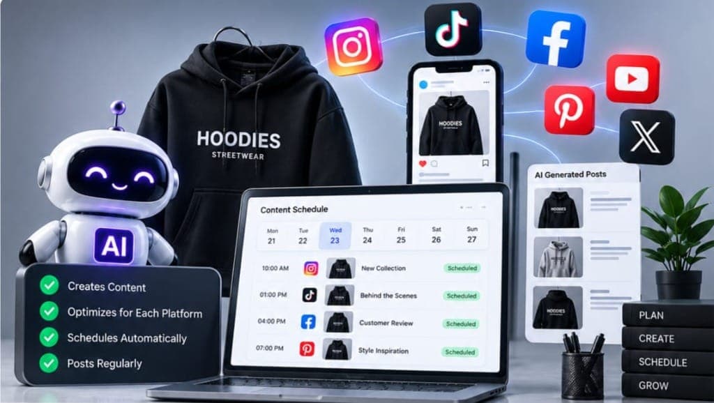 AI Social Media Automation project preview