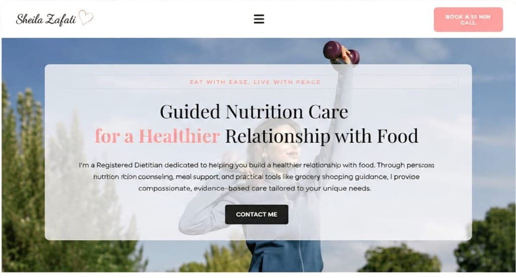 Sheila Zafati Nutrition project preview