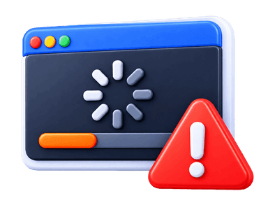 Performance Optimization loading screen and alert triangle