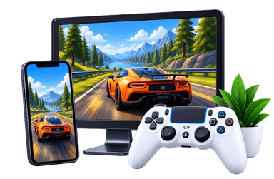 Multi-Platform Solutions smartphone, monitor and PlayStation controller