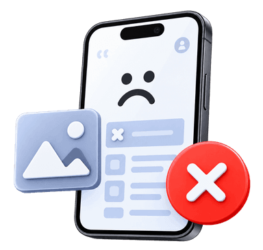 Weak mobile UX interface with user drop-off