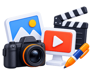 Eye-catching custom visual content and video production
