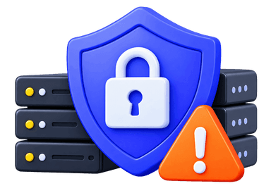 Security & Compliance shield and server alert