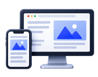 Weak user experience desktop and mobile display